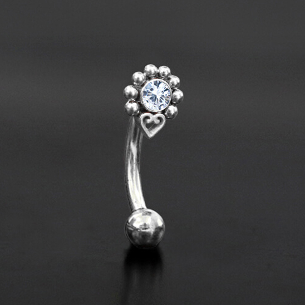 eyebrow piercing,rook piercing,internally threaded piercing,steel piercing jewelry,eyebrow jewelry