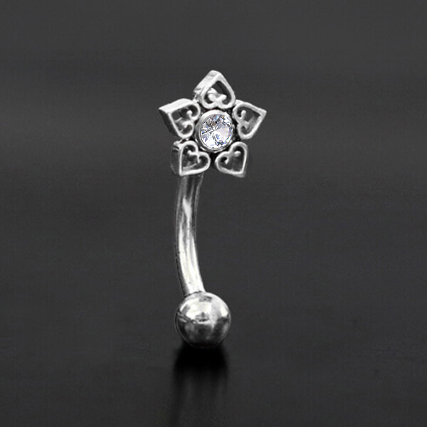 eyebrow piercing,rook piercing,internally threaded piercing,steel piercing jewelry,eyebrow jewelry