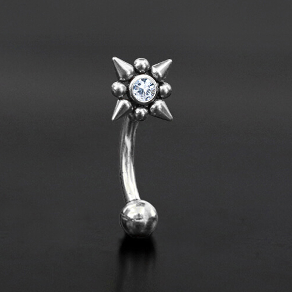 eyebrow piercing,rook piercing,internally threaded piercing,steel piercing jewelry,eyebrow jewelry