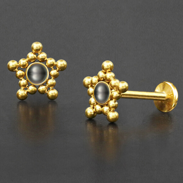 steel labret,steel body piercing jewelry,labret piercing,upper lobe piercing,flat piercing