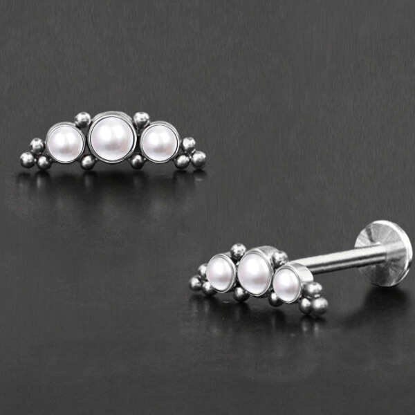 steel labret,helix piercing,flat piercing,labret piercing,wholesale steel body jewelry