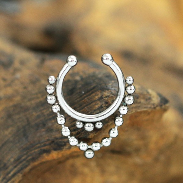 steel septum piercing made using steel piercing,steel body jewelry,steel septum jewelry,steel piercing jewelry