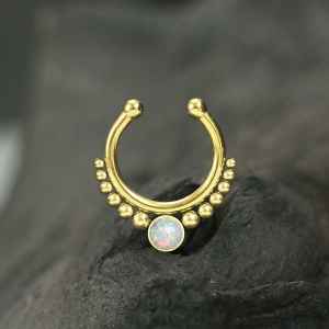 Steel Piercing Nose Jewelry XS 108G OW