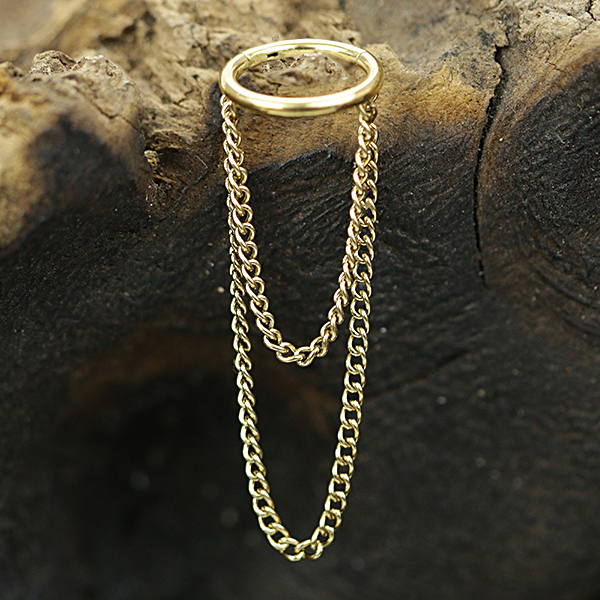 hinged segment ring,helix piercing,steel piercing charms,body jewelry charm