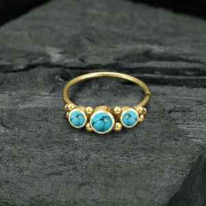Steel Piercing Nose Jewelry XT 223G TQ