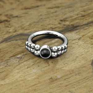 Steel Piercing Hinged Segment Rings XH 173X O