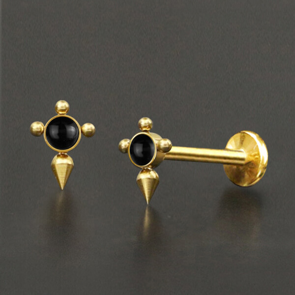 steel piercing labret,gothic jewelry,steel jewelry,labret piercing,tragus piercing,flat piercing