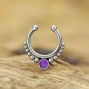 Steel Piercing Nose Jewelry XS 108X AM