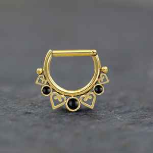 Steel Piercing Hinged Segment Rings XHS 102G O