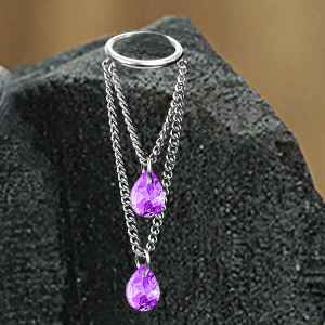 Steel Piercing Hinged Segment Rings XH 302X PU