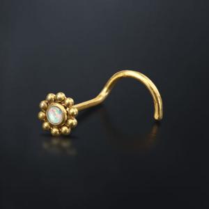 Steel Piercing Nose Jewelry XQ 008G OW