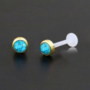 Threadless Piercing PTFE Steel Labrets NTL 007G TQ