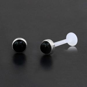 Threadless Piercing PTFE Steel Labrets NTL 007X O