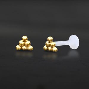 Threadless Piercing PTFE Steel Labrets NTL 121G