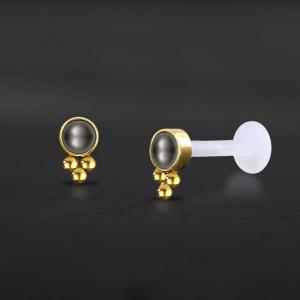 Threadless Piercing PTFE Steel Labrets NTL 200G BP