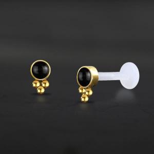 Threadless Piercing PTFE Steel Labrets NTL 200G O