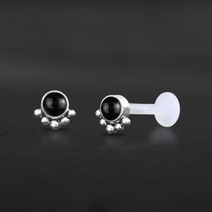 Threadless Piercing PTFE Steel Labrets NTL 202X O