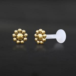 Threadless Piercing PTFE Steel Labrets NTL 107G