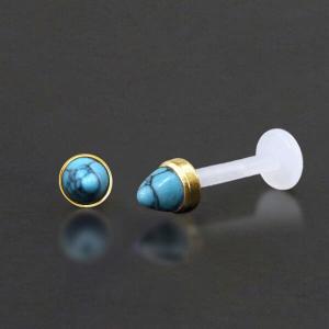 Threadless Piercing PTFE Steel Labrets NTL 009G TQ