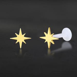 Threadless Piercing PTFE Steel Labrets NTL 047G