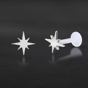 Threadless Piercing PTFE Steel Labrets NTL 047X