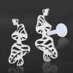 Threadless Piercing PTFE Steel Labrets NTL 070X