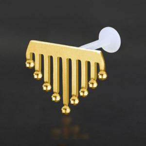 Threadless Piercing PTFE Steel Labrets NTL 076G