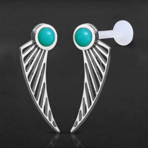 Threadless Piercing PTFE Steel Labrets NTL 080X LB