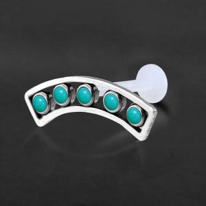 Threadless Piercing PTFE Steel Labrets NTL 083X LB