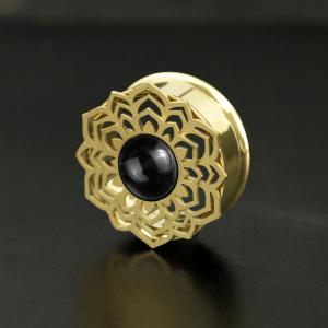 Steel Piercing Plugs and Tunnels XPL 111G BK