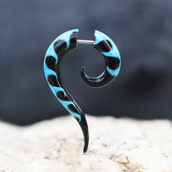 fake,piercing,cheaters,20,guage,wood,fake,piercing,wooden,fake,plugs