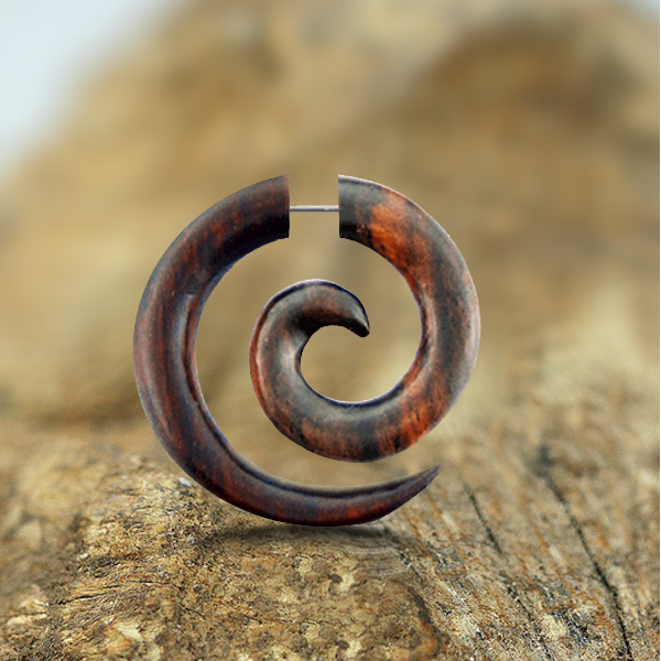 fake,piercing,cheaters,wood,fake,piercing,wooden,fake,plugs