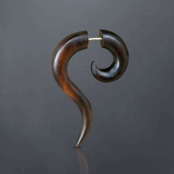 fake,piercing,cheaters,wood,fake,piercing,wooden,fake,plugs