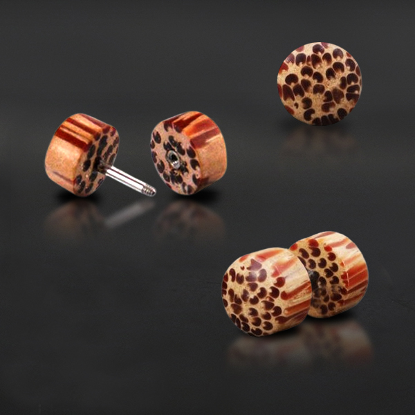 fake,piercing,cheaters,20,guage,wood,fake,piercing,wooden,fake,plugs