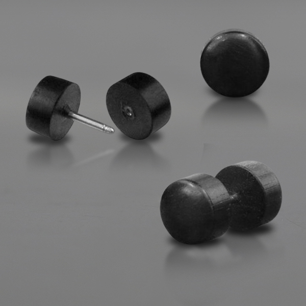 fake,piercing,cheaters,20,guage,wood,fake,piercing,wooden,fake,plugs