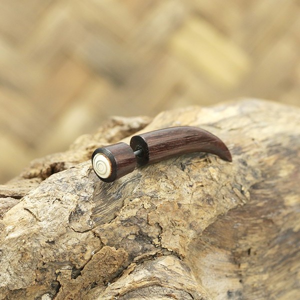 fake,piercing,cheaters,20,guage,wood,fake,piercing,wooden,fake,plugs