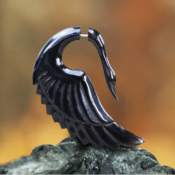 fake,piercing,cheaters,20,guage,wood,fake,piercing,wooden,fake,plugs