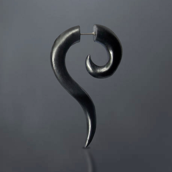 fake,piercing,cheaters,wood,fake,piercing,wooden,fake,plugs