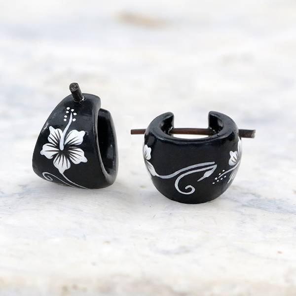 wood,peg,earring,wood,pin,earring