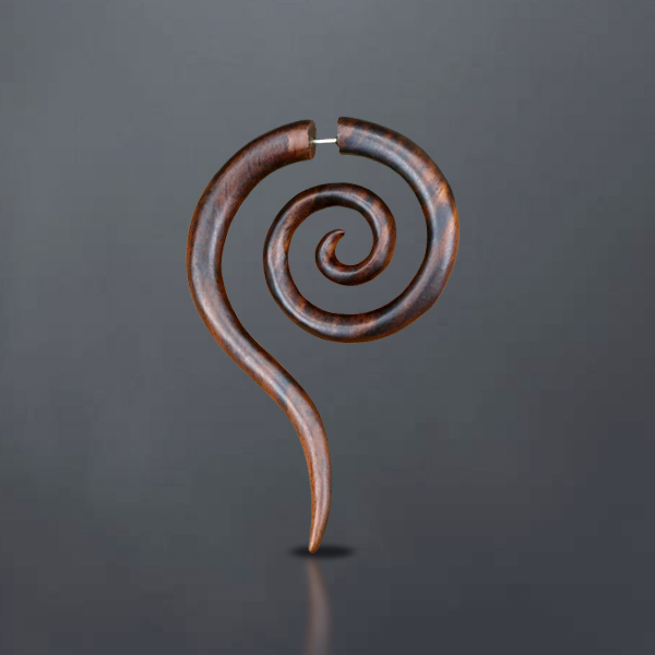 fake,piercing,cheaters,20,guage,wood,fake,piercing,wooden,fake,plugs