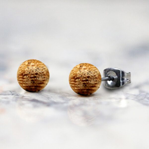 shell,ear,stud,wood,ear,stud,wood,ear,sticker,display