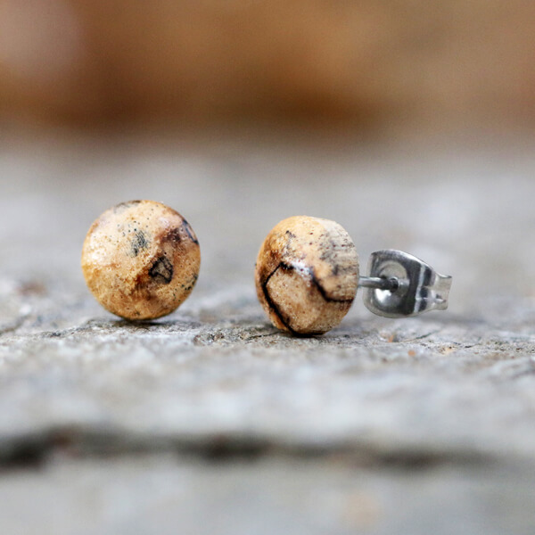 shell,ear,stud,wood,ear,stud,wood,ear,sticker,display