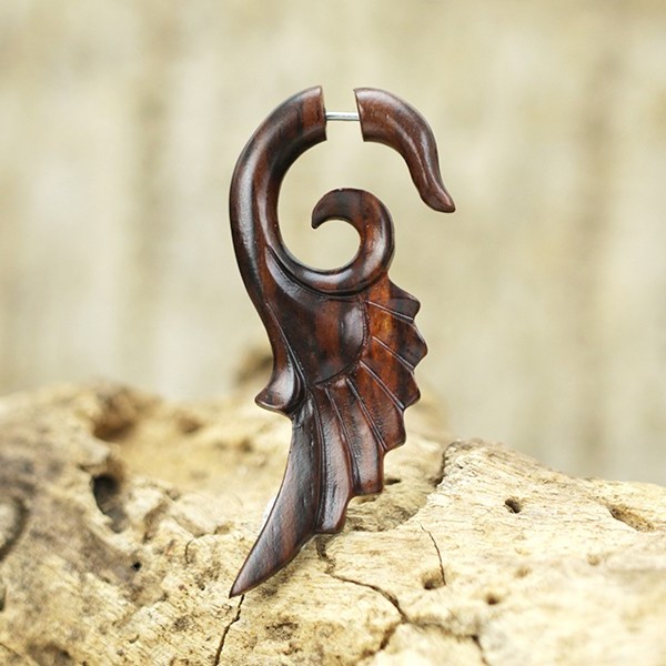 wood,fake,piercing,cheaters,fake,expander