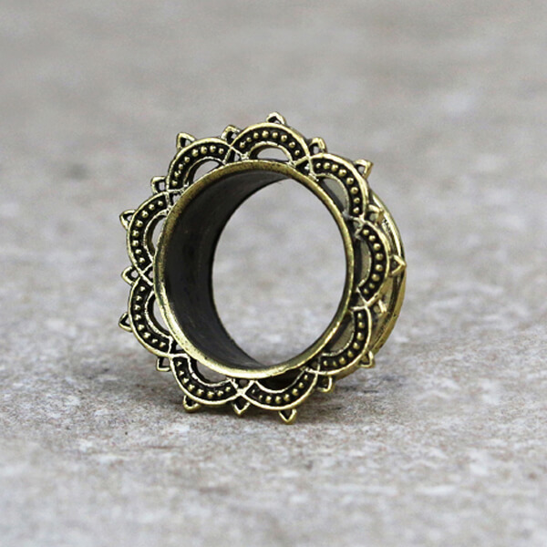 Brass,earring,brass,piercing,tribal,brass,piercing,afghan,style,jewelry