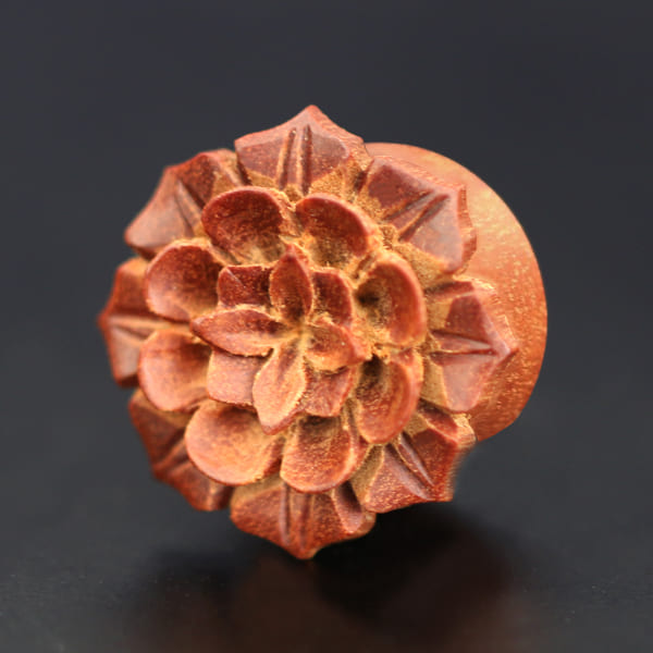 carved,wood,plug,organic,body,jewelry