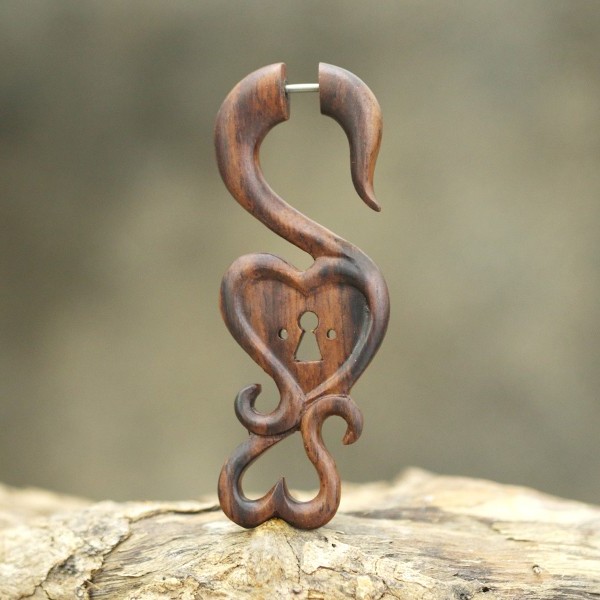wood,fake,piercing,body,jewelry,wholesale.