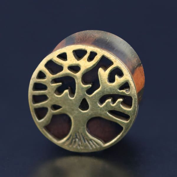 brass,plug,wood,plug,organic,jewelry,wholesale