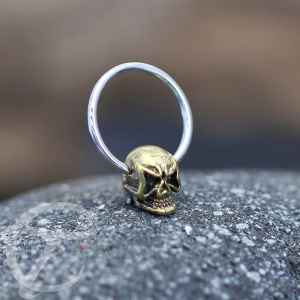 Steel Piercing Ball Closure Rings (BCR) 1 BKBCR 002