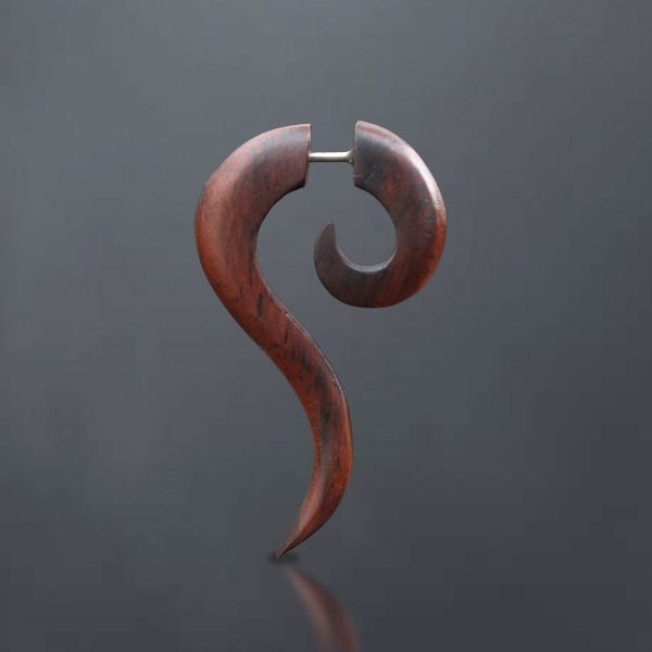 fake,piercing,cheaters,wood,fake,piercing,wooden,fake,plugs