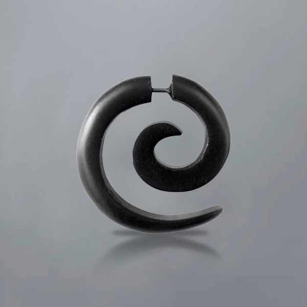 wooden fake piercing , wood jewelry , wood claw , fake spike  ,  fake expander ,